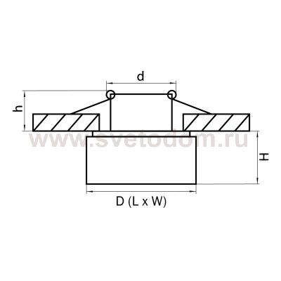 Светильник точечный встраиваемый диодный Lightstar 70232 Artico