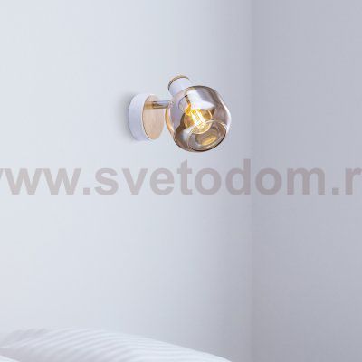 Светильник настенно-потолочный спот Rivoli Kalisto 7025-701 1 х E14 40 Вт поворотный