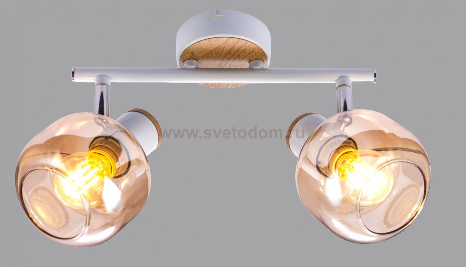 Светильник настенно-потолочный спот Rivoli Kalisto 7025-702 2 х E14 40 Вт поворотный