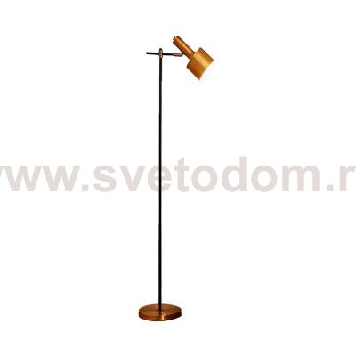 Торшер ОРФЕЙ черный/медь w37*25 h155 E27 1*40w Kink light 7025