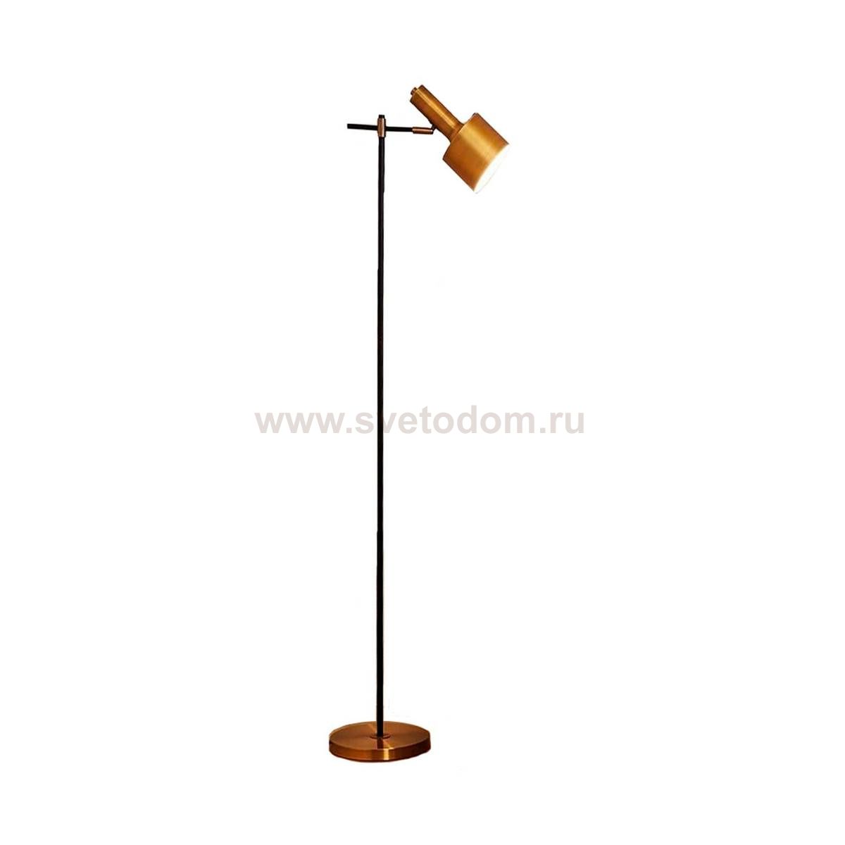 Торшер ОРФЕЙ черный/медь w37*25 h155 E27 1*40w Kink light 7025