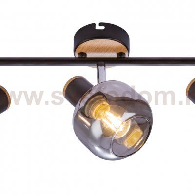 Светильник настенно-потолочный спот Rivoli Dorkas 7026-703 3 х E14 40 Вт поворотный