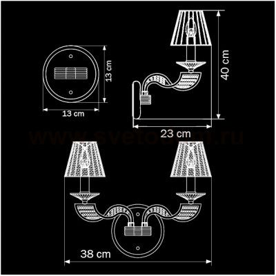 Светильник бра Lightstar 702624 Alveare