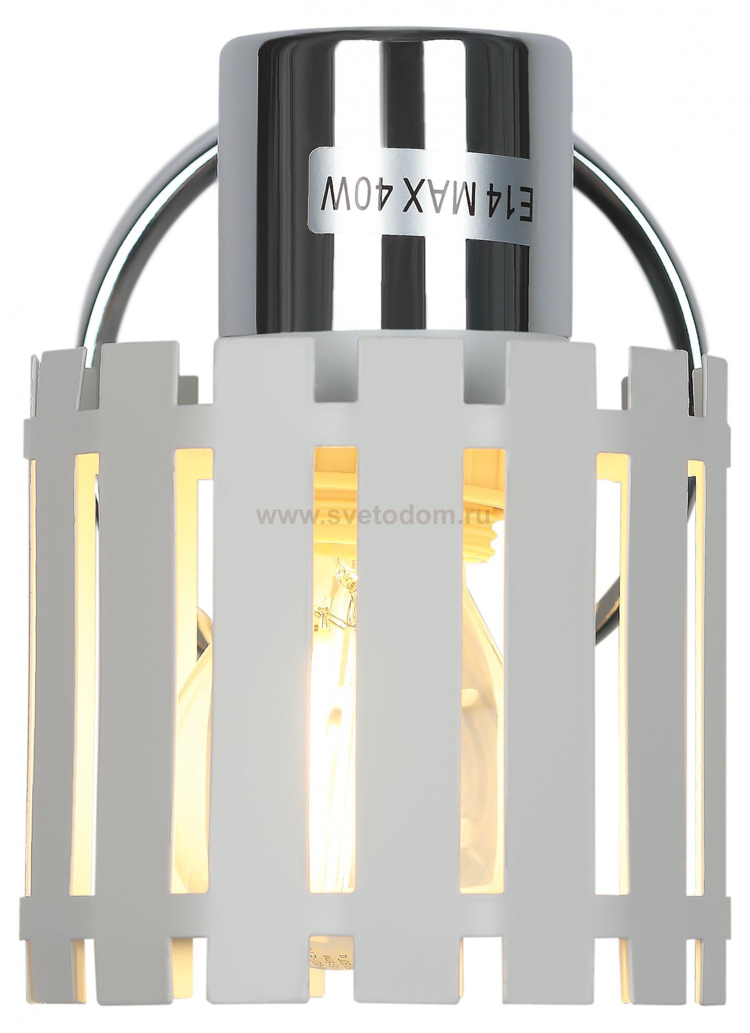 Светильник настенно-потолочный спот Rivoli Liese 7027-701 1 х Е14 40 Вт поворотный с выключателем