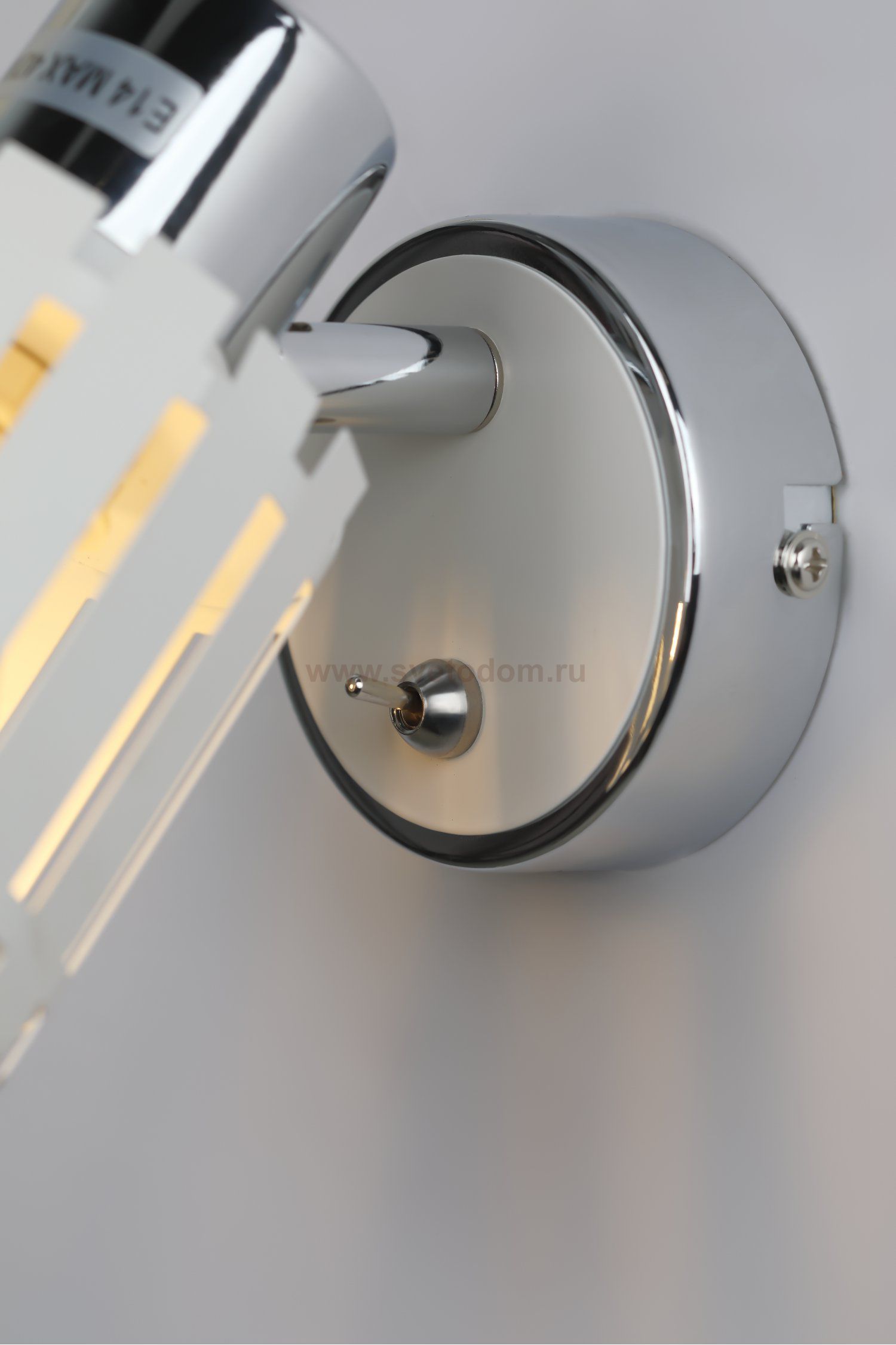 Светильник настенно-потолочный спот Rivoli Liese 7027-701 1 х Е14 40 Вт поворотный с выключателем