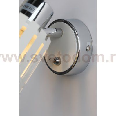 Светильник настенно-потолочный спот Rivoli Liese 7027-701 1 х Е14 40 Вт поворотный с выключателем