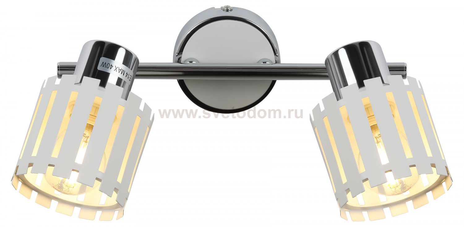 Светильник настенно-потолочный спот Rivoli Liese 7027-702 2 x E14 40 Вт поворотный