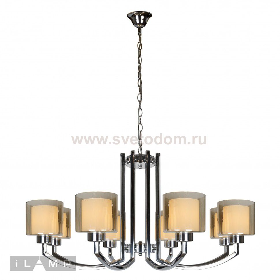 Подвесная люстра iLamp Premier 70271-8 Хром