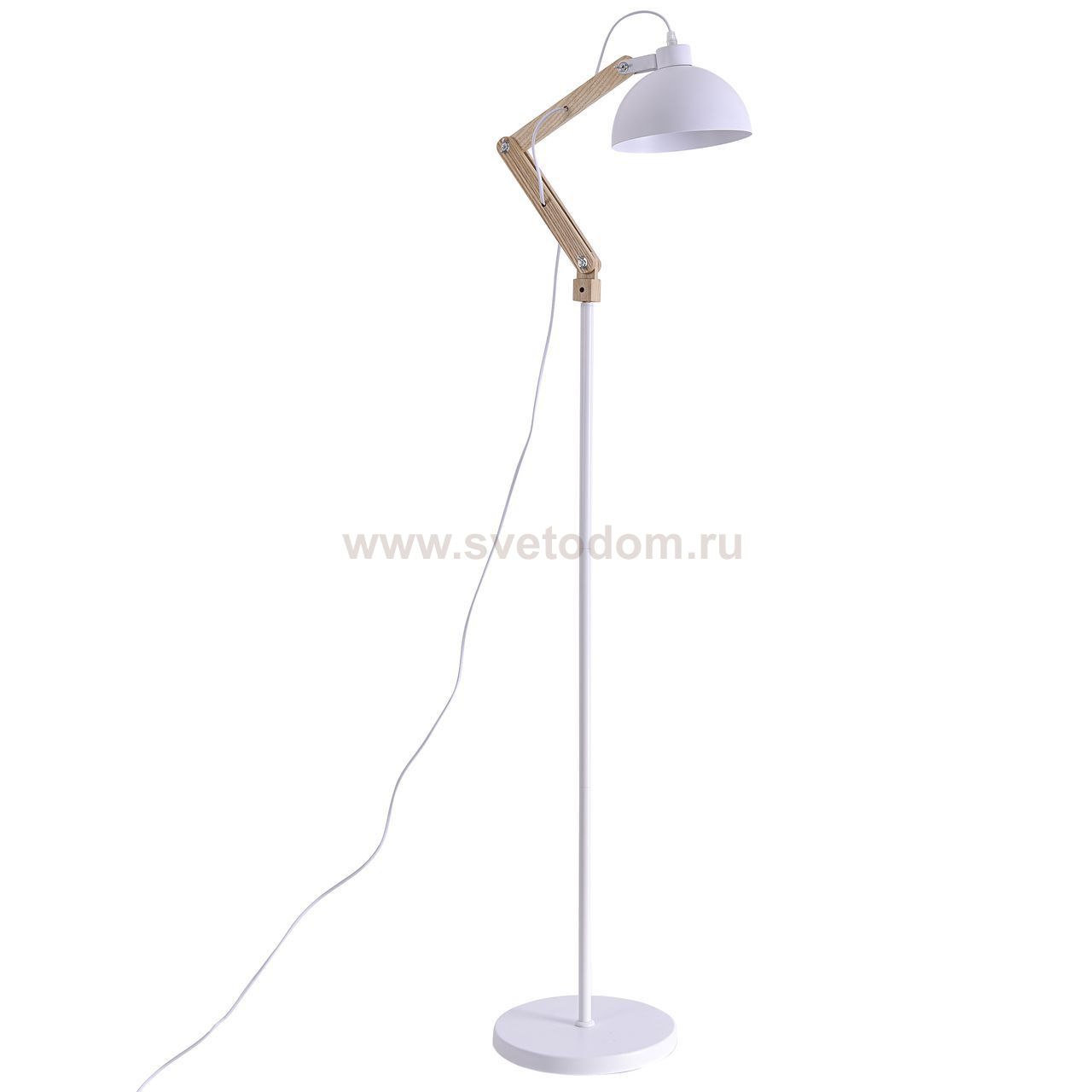 Торшер КЕРТЕС белый h170 w40*20 Е27 1*40W Kink light 7029,01