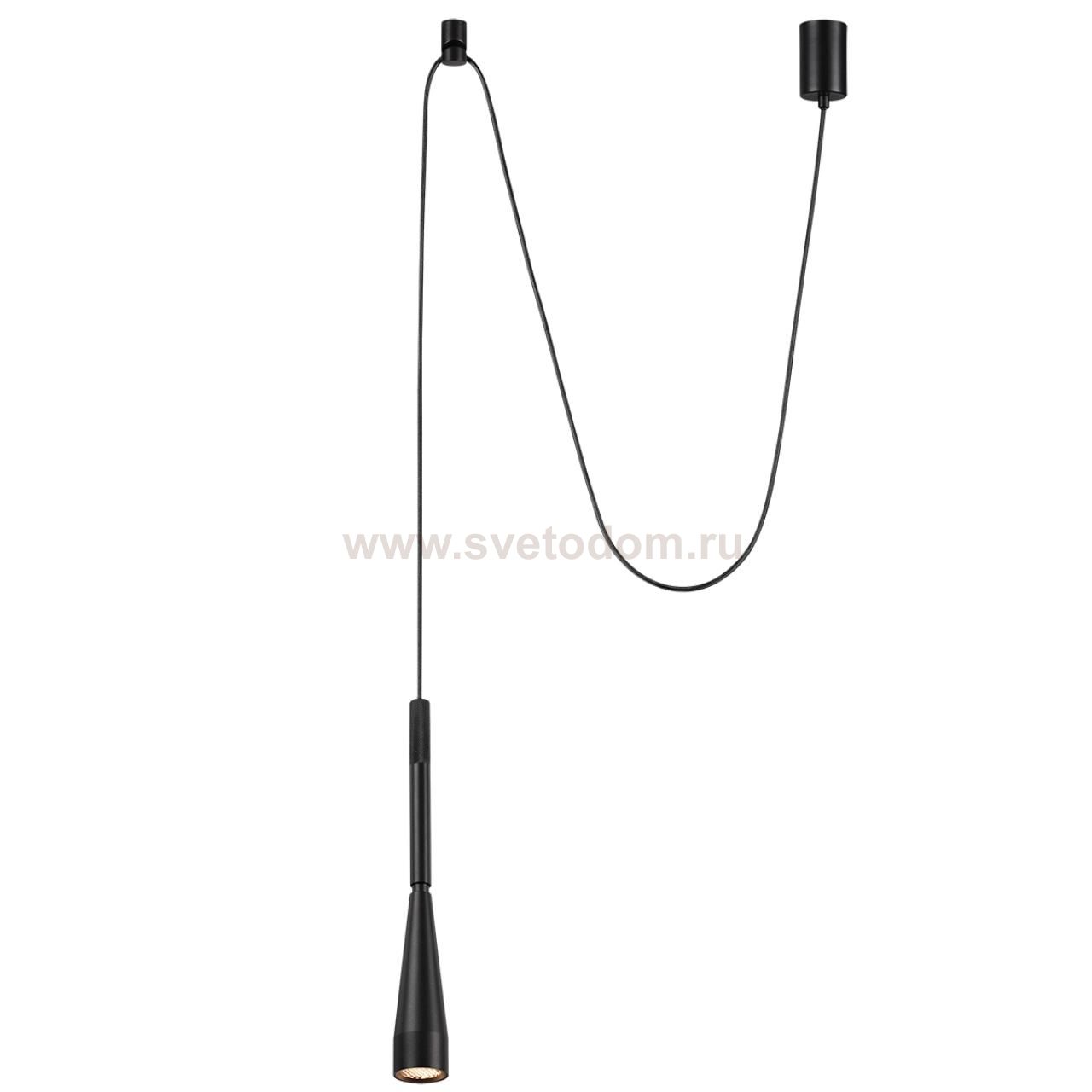 7030/6L HIGHTECH ODL26 Подвесной светильник  черный/металл/металл IP20 LED 6W 389Лм 38° 3000K 220-240V PIX