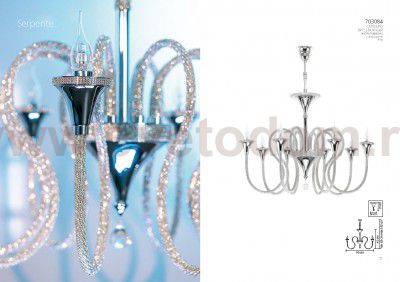 Люстра подвесная Lightstar 703084 Serpente