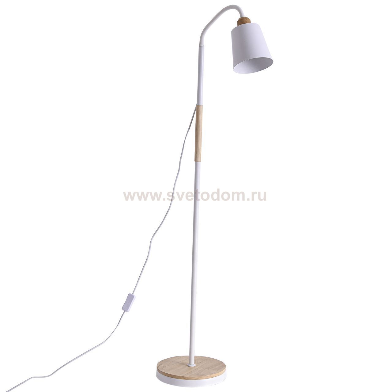 Торшер ОФЕЛИЯ белый h165 w40*22 Е27 1*40W Kink light 7031,01