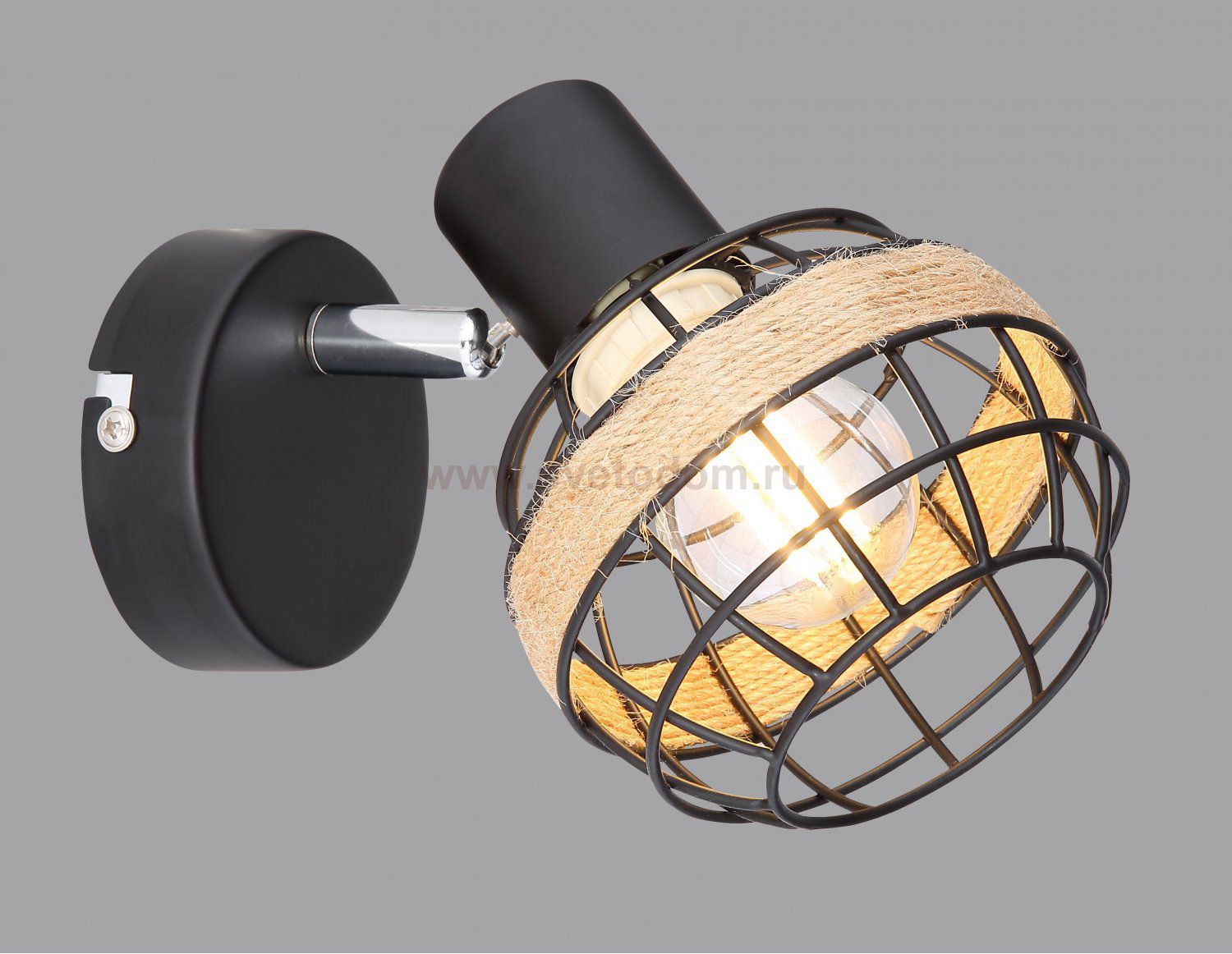 Светильник настенно-потолочный спот Rivoli Fedora 7033-701 1 х E14 40 Вт поворотный