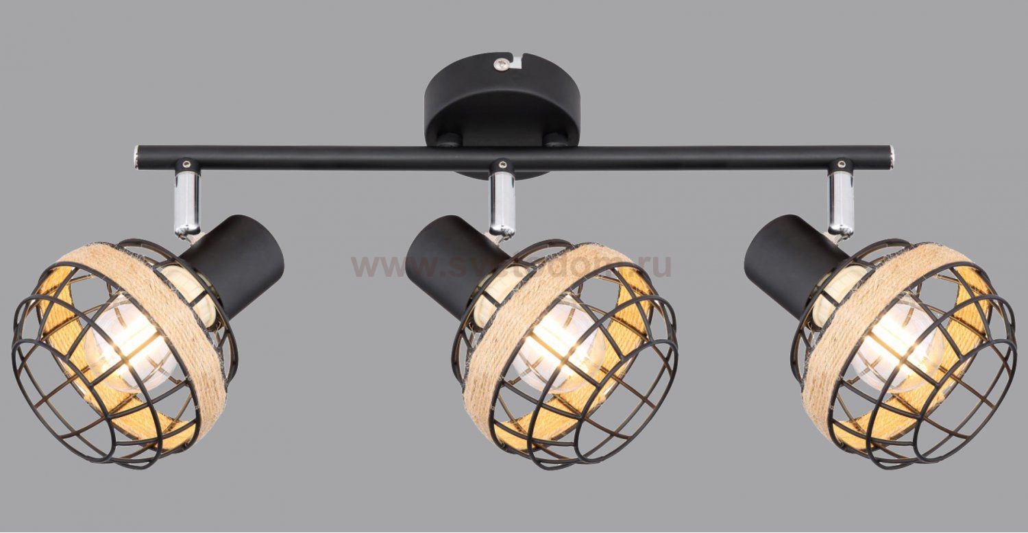 Светильник настенно-потолочный спот Rivoli Fedora 7033-703 3 х E14 40 Вт поворотный