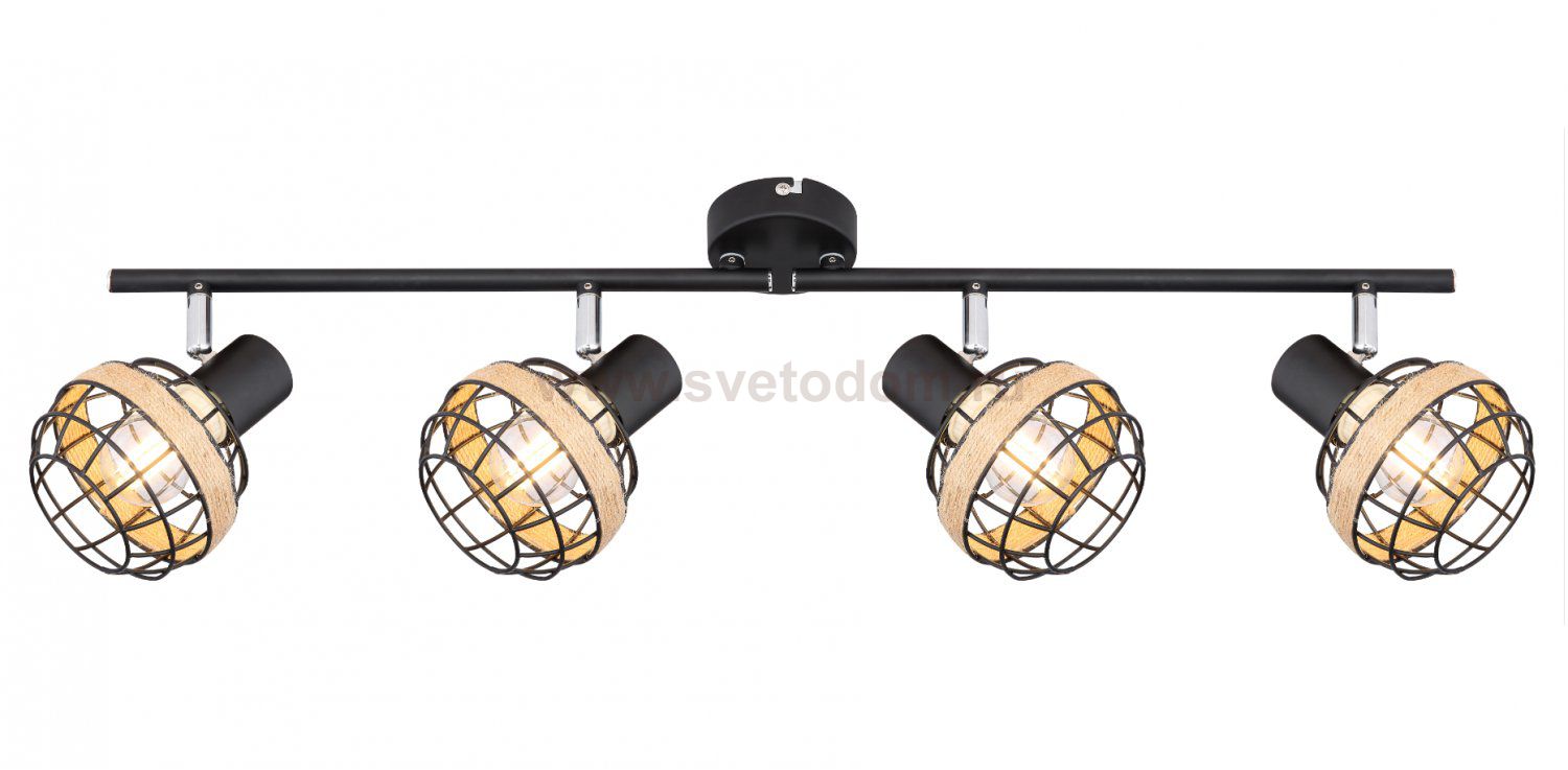 Светильник настенно-потолочный спот Rivoli Fedora 7033-704 4 х E14 40 Вт поворотный