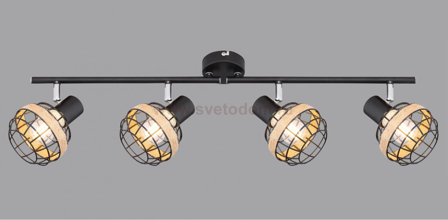 Светильник настенно-потолочный спот Rivoli Fedora 7033-704 4 х E14 40 Вт поворотный