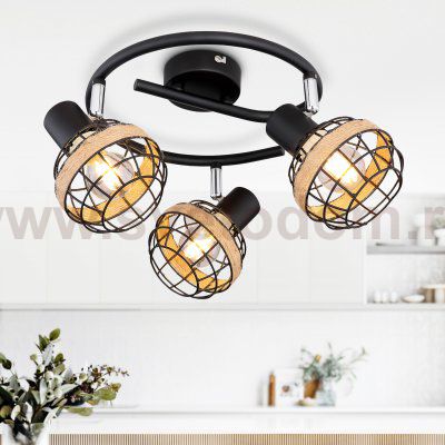 Светильник настенно-потолочный спот Rivoli Fedora 7033-733 3 х E14 40 Вт поворотный