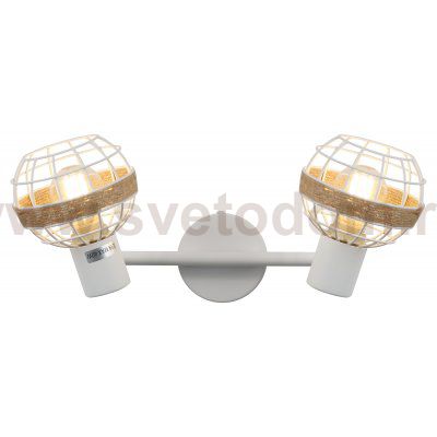 Светильник настенно-потолочный спот Rivoli Anselma 7034-702 2 x E14 40 Вт поворотный