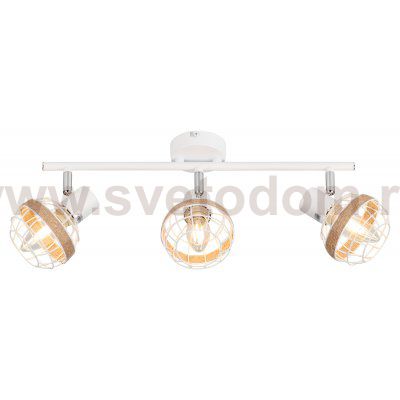 Светильник настенно-потолочный спот Rivoli Anselma 7034-703 3 x E14 40 Вт поворотный