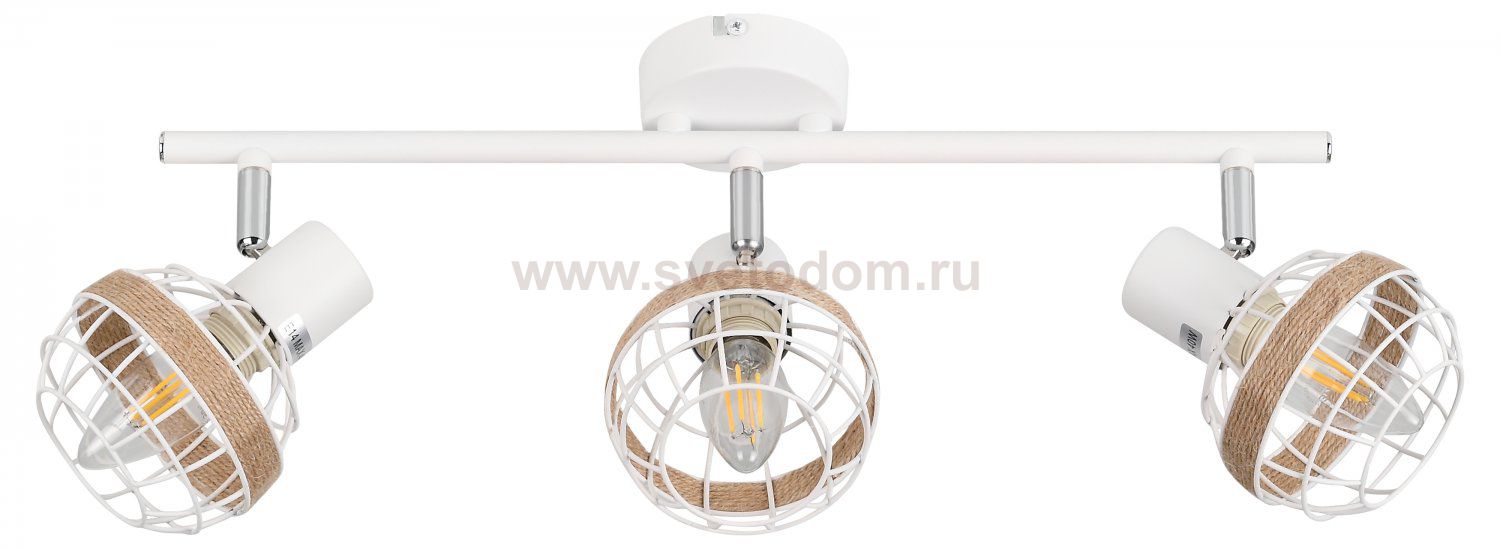 Светильник настенно-потолочный спот Rivoli Anselma 7034-703 3 x E14 40 Вт поворотный