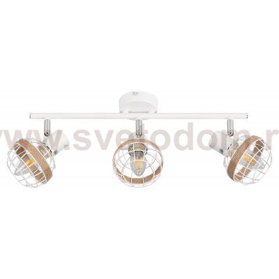 Светильник настенно-потолочный спот Rivoli Anselma 7034-703 3 x E14 40 Вт поворотный