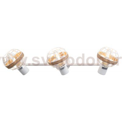 Светильник настенно-потолочный спот Rivoli Anselma 7034-703 3 x E14 40 Вт поворотный