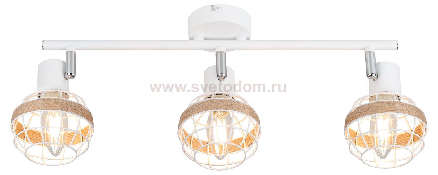 Светильник настенно-потолочный спот Rivoli Anselma 7034-703 3 x E14 40 Вт поворотный