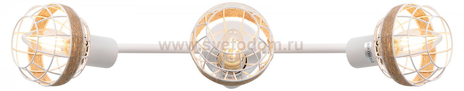 Светильник настенно-потолочный спот Rivoli Anselma 7034-703 3 x E14 40 Вт поворотный