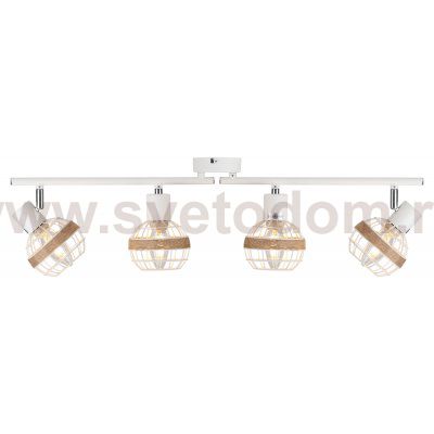 Светильник настенно-потолочный спот Rivoli Anselma 7034-704 4 x E14 40 Вт поворотный