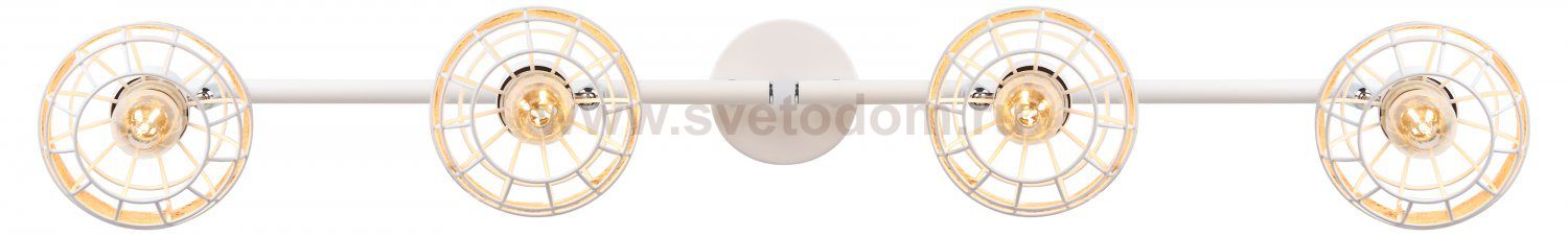 Светильник настенно-потолочный спот Rivoli Anselma 7034-704 4 x E14 40 Вт поворотный