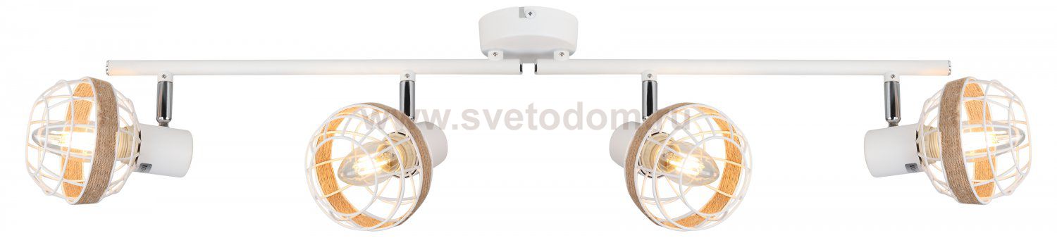 Светильник настенно-потолочный спот Rivoli Anselma 7034-704 4 x E14 40 Вт поворотный