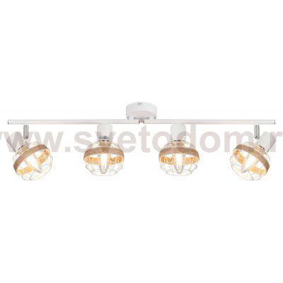 Светильник настенно-потолочный спот Rivoli Anselma 7034-704 4 x E14 40 Вт поворотный