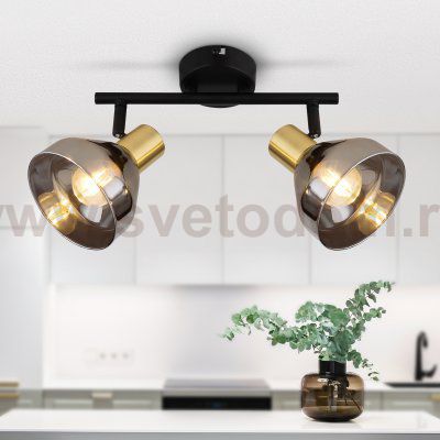 Светильник настенно-потолочный спот Rivoli Kinge 7036-702 2 х E14 40 Вт поворотный