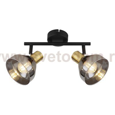 Светильник настенно-потолочный спот Rivoli Kinge 7036-702 2 х E14 40 Вт поворотный