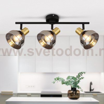 Светильник настенно-потолочный спот Rivoli Kinge 7036-703 3 х E14 40 Вт поворотный