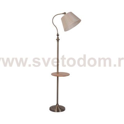 Торшер с полочкой ГАВАНА бронза d45 h155 E27 1*40W Kink light 7037