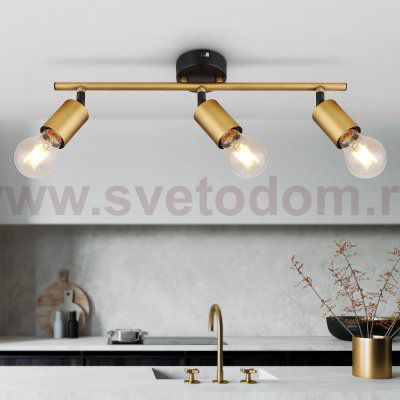 Светильник настенно-потолочный спот Rivoli Jordana 7038-703 3 х Е27 40 Вт поворотный