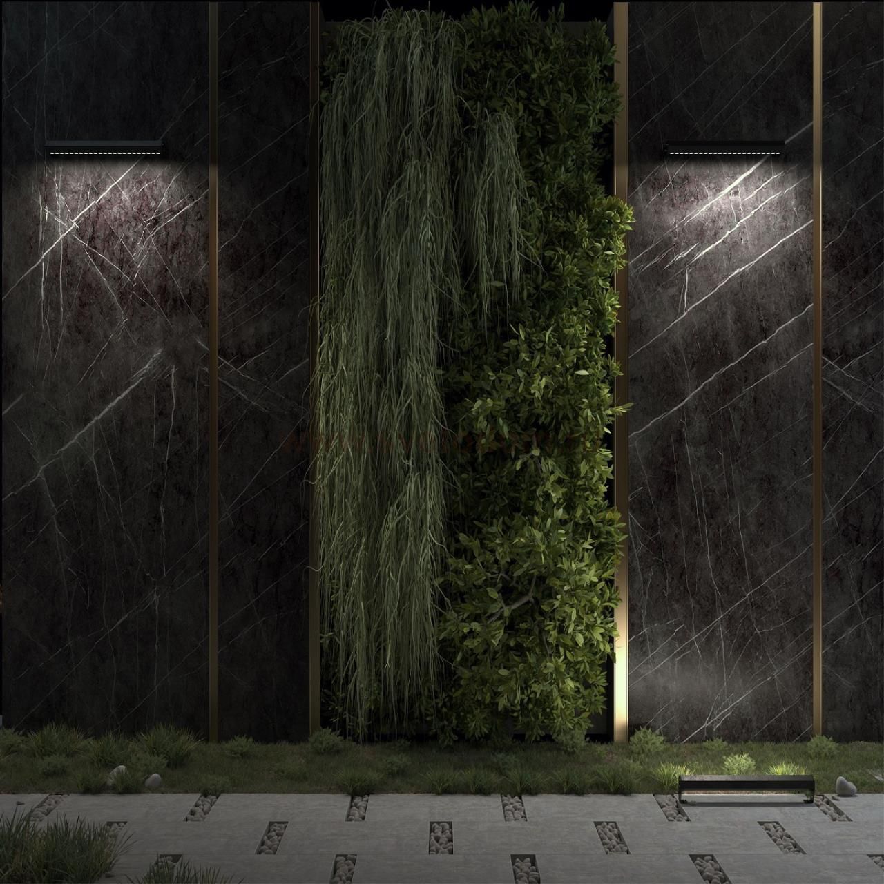 7040/14WL NATURE ODL25 679 черный/металл Фасадный поворотный на 180° светильник IP65 LED 14W 3000K 24° 759Лм AC220-240V GRAZE