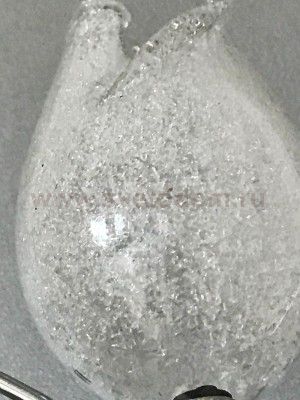 Плафон стекло в виде цветка 50*100мм G4 Colosseo 70403 Antonietta