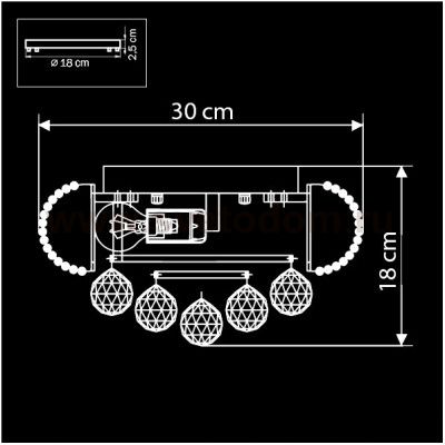 Люстра потолочная Lightstar 704034 Monile