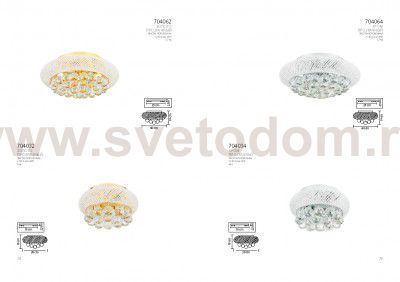 Люстра потолочная Lightstar 704064 Monile