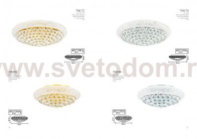 Люстра потолочная Lightstar 704172 Monile