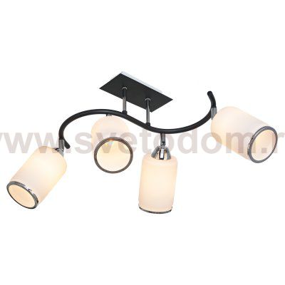 Потолочный светильник Экономсвет 7043/4BK+CH WT