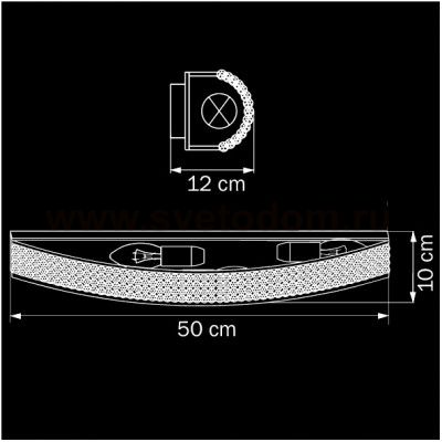 Светильник настенный Lightstar 704644 Monile