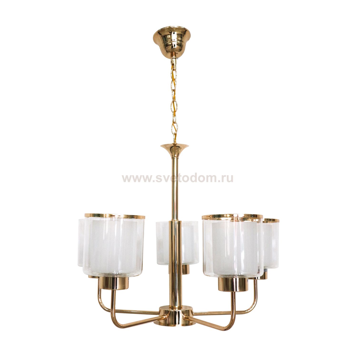 Люстра классическая Экономсвет 70466/5FGD WT+CL