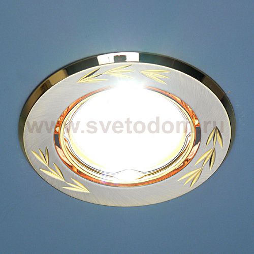 Светильник Elektrostandard 704A CZ SN-G сатин никель/золото