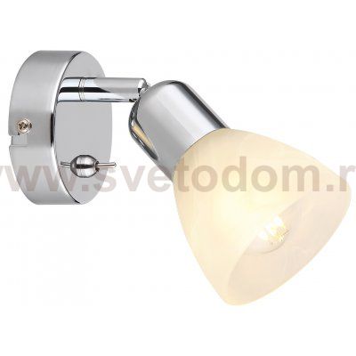 Светильник настенно-потолочный спот Rivoli Keila 7051-701 1 х Е14 40 Вт поворотный с выключателем