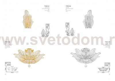 Люстра потолочная Lightstar 705134 Riccio