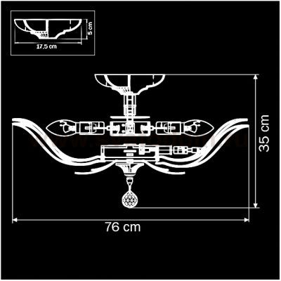 Люстра Lightstar 705162 RICCIO