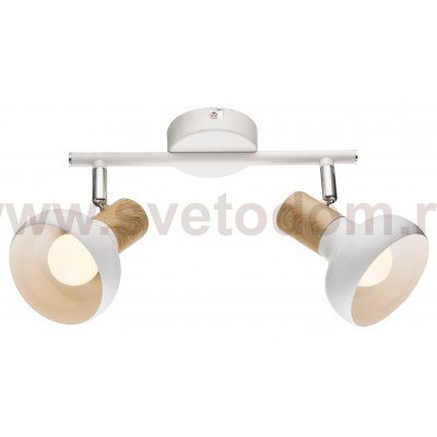 Светильник настенно-потолочный спот Rivoli Lorena 7052-702 2 х Е14 40 Вт поворотный